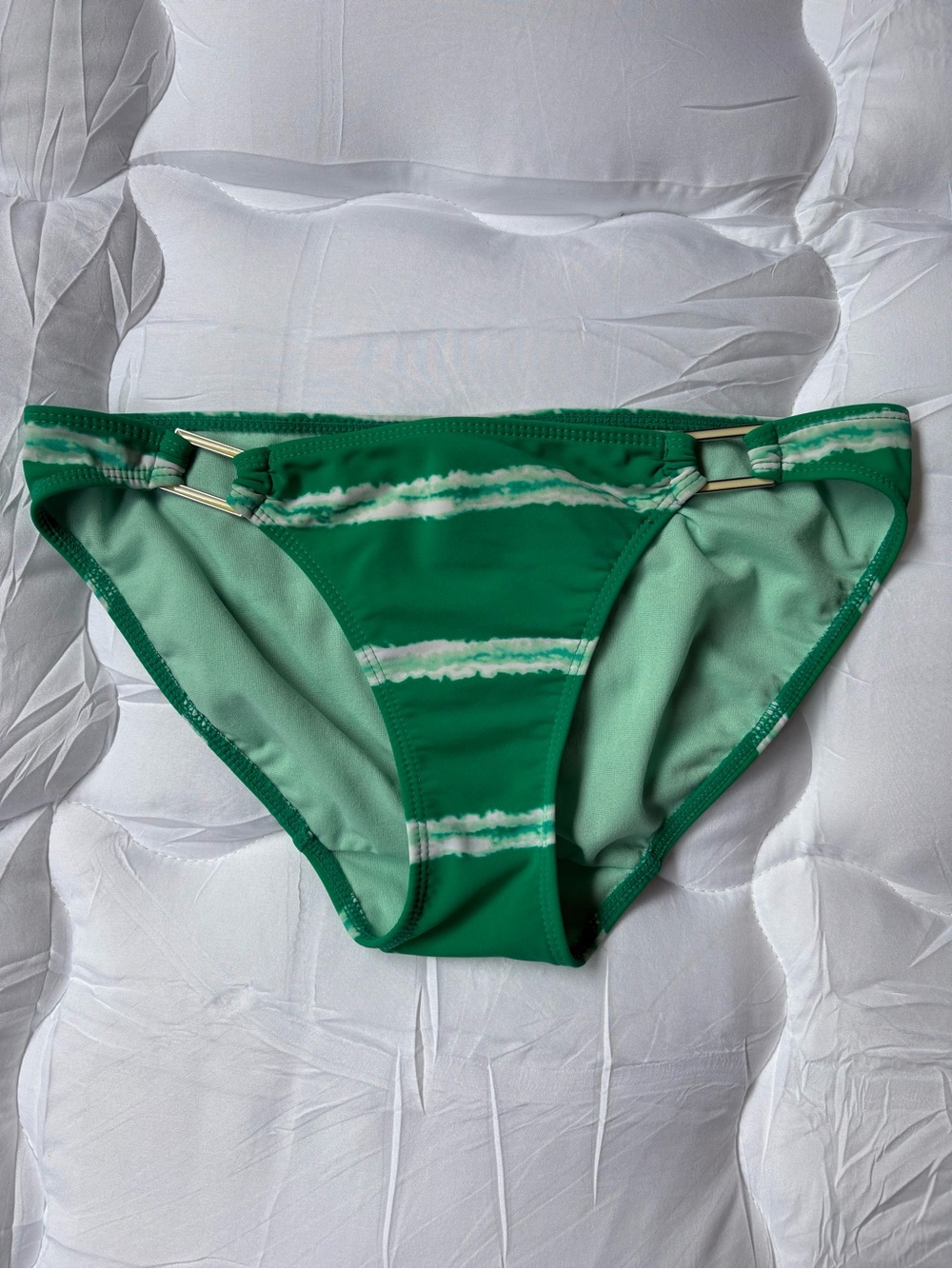 Y2K American Eagle Outfitters Bathing Suit Bikini Bottoms Green Size Small 2000s